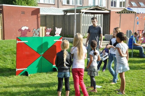 Koppengooien boerderijdieren